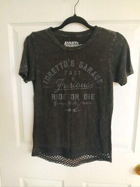 Affliction Fast & Furious Graphic Tee in Black Grunge  Streetwear